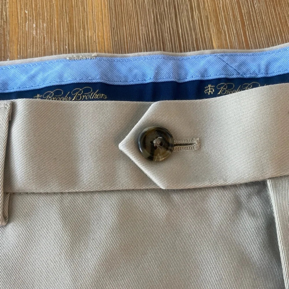 Brooks Brothers Khaki Lightweight Advantage Chinos - Picture 7 of 8